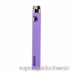 Cartisan Button VV 900 Dual Charge 510 Akku [Micro] Purple Vape Liquid E-Liquid Schweiz