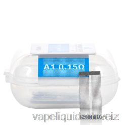 Vandy Vape M Mesh Sheet Coils (10 Sheets) M V2 RDA Coil – 0,15 Ohm A1 (10 Stück) Vape Schweiz